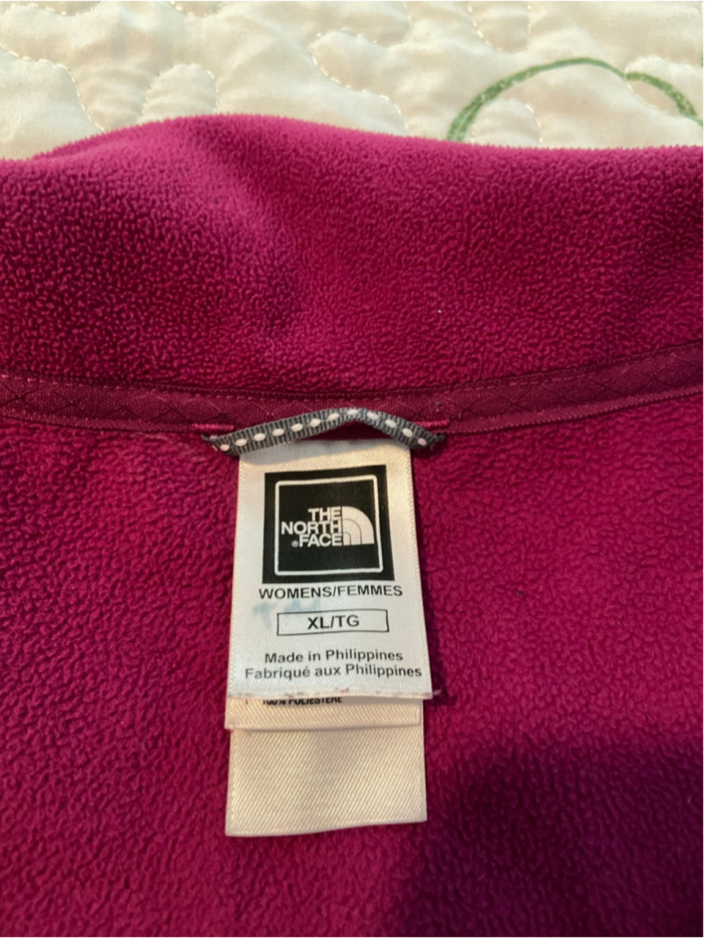 The North face burgundy pullover, size XL - Picture 5 of 6
